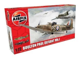 Airfix - Boulton Paul Defiant Mk.I, 1/72, A02069 цена и информация | Конструкторы и кубики | kaup24.ee