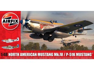 Airfix - North American Mustang Mk.IV / P-51K Mustang, 1/48, A05137 цена и информация | Конструкторы и кубики | kaup24.ee