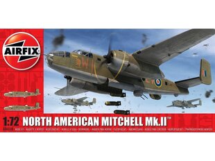 Сборная пластиковая модель Airfix - North American Mitchell Mk.II, 1/72, A06018 цена и информация | Конструкторы и кубики | kaup24.ee