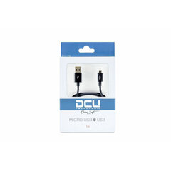 Kaabel DCU, USB - micro USB, 1 m hind ja info | Kaablid ja juhtmed | kaup24.ee