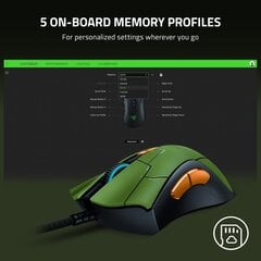 Razer DeathAdder V2 Halo Infinite Edition, зеленый цена и информация | Мыши | kaup24.ee