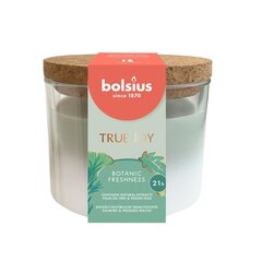 Bolsius ароматическая свеча с пробкой True Joy, 6,6x8,3 см, свежесть растений цена и информация | Подсвечники, свечи | kaup24.ee