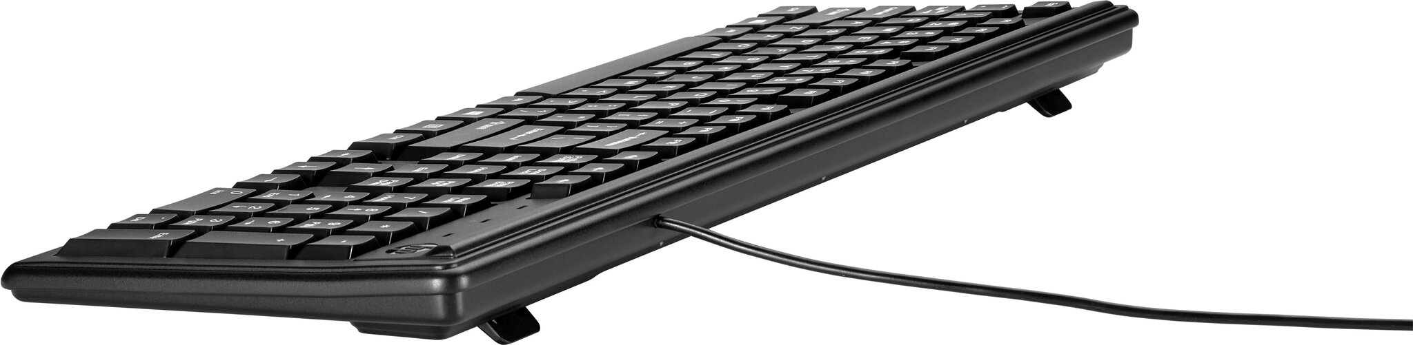 Juhtmega klaviatuur Hewlett-Packard, must hind ja info | Klaviatuurid | kaup24.ee