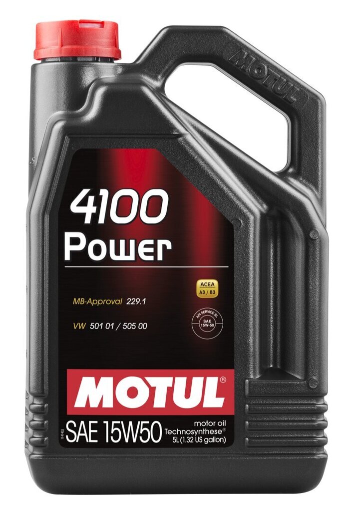 Mootoriõli Motul 4100 Power 15W50, (100273), 5 l цена и информация | Mootoriõlid | kaup24.ee