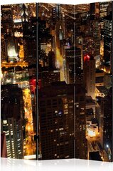Ruumijaotur - City by night - Chicago, USA [Room Dividers] hind ja info | Sirmid ja vaheseinad | kaup24.ee