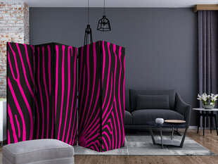 Ruumijaotur - Zebra pattern (violet) II [Room Dividers] hind ja info | Sirmid ja vaheseinad | kaup24.ee