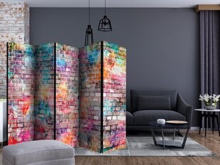 Ruumijaotur - Colourful Brick II [Room Dividers] hind ja info | Sirmid ja vaheseinad | kaup24.ee