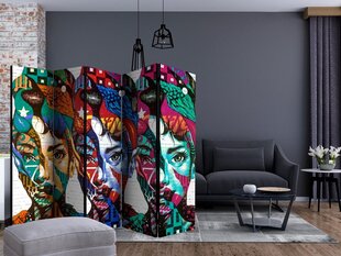 Ширма Colorful Faces цена и информация | Мобильные стенки | kaup24.ee