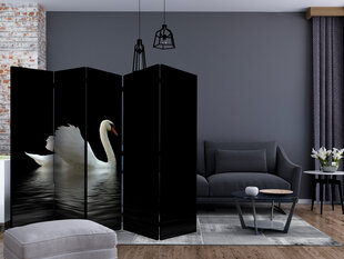Ruumijaotur - swan (black and white) II [Room Dividers] hind ja info | Sirmid ja vaheseinad | kaup24.ee