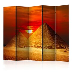 Ширма - The Giza Necropolis sunset [Комнатные перегородки] цена и информация | Мобильные стенки | kaup24.ee