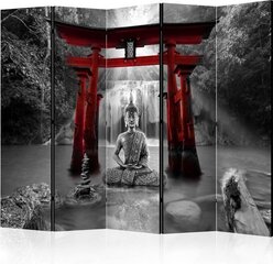 Ruumijaotur - Buddha Smile (Red) II [Room Dividers] hind ja info | Sirmid ja vaheseinad | kaup24.ee