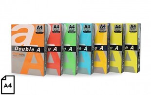 Värviline paber Double A, A4, 80g, 500 lehte, erinevad värvid hind ja info | Vihikud, märkmikud ja paberikaubad | kaup24.ee