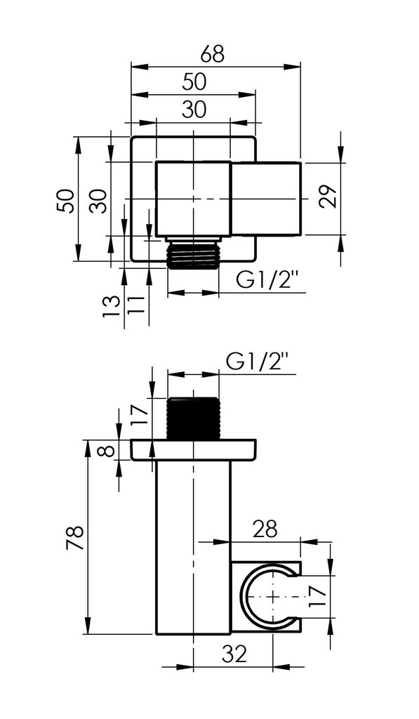 Varjatud segisti RUBINETA Thermo-2F-Olo (SQ) цена и информация | Vannitoa segistid | kaup24.ee