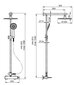 Dušisüsteem RUBINETA Etna цена и информация | Komplektid ja dušipaneelid | kaup24.ee