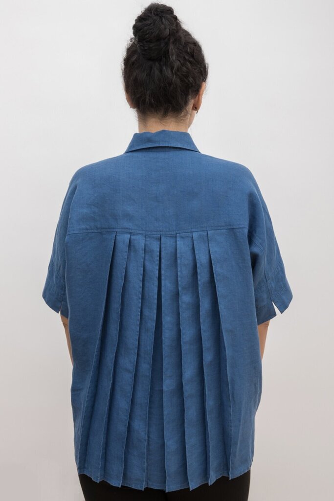 Linane pluus, sinine hind ja info | Naiste pluusid, särgid | kaup24.ee