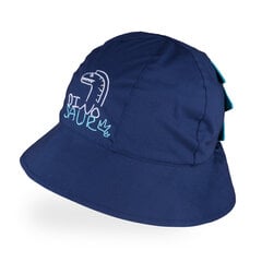 Poiste ühekordne müts-panama TuTu, sinine цена и информация | Шапки, перчатки, шарфы для мальчиков | kaup24.ee