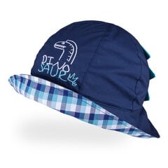Poiste ühekordne müts-panama TuTu, sinine hind ja info | Poiste mütsid, sallid, kindad | kaup24.ee