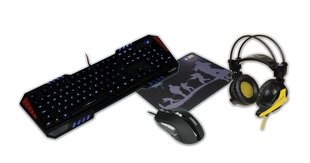 iBox IZGSET1 цена и информация | Клавиатура с игровой мышью 3GO COMBODRILEW2 USB ES | kaup24.ee