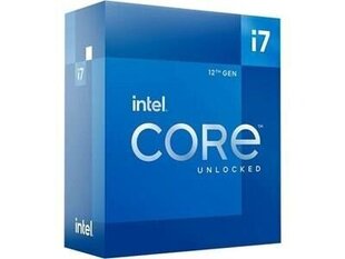 CPU|INTEL|Desktop|Core i7|i7-12700K|Alder Lake|3600 MHz|Cores 12|25MB|Socket LGA1700|125 Watts|GPU UHD 770|BOX|BX8071512700KSRL4N hind ja info | Protsessorid (CPU) | kaup24.ee