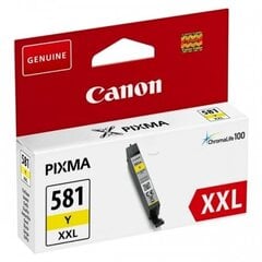 Canon Ink CLI-581 Yellow XXL (1997C001), Capacity 825, цена и информация | Картриджи для струйных принтеров | kaup24.ee