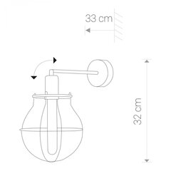 Nowodvorski настенный светильник Manufacture 9742 цена и информация | Настенный светильник Конусы | kaup24.ee