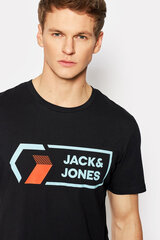 Футболкa JACK & JONES 12204902BLACK-XL цена и информация | Мужские футболки | kaup24.ee