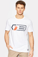 T-särgid Jack & Jones 12204902WHITE-L hind ja info | Meeste T-särgid | kaup24.ee