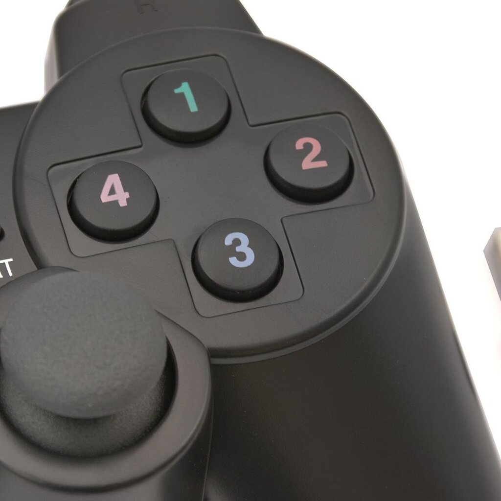 Vakoss GP-3925BK mängupult Gamepad PC, Playstation 3 analoog/ Digitaalne RF Must hind ja info | Mängupuldid | kaup24.ee