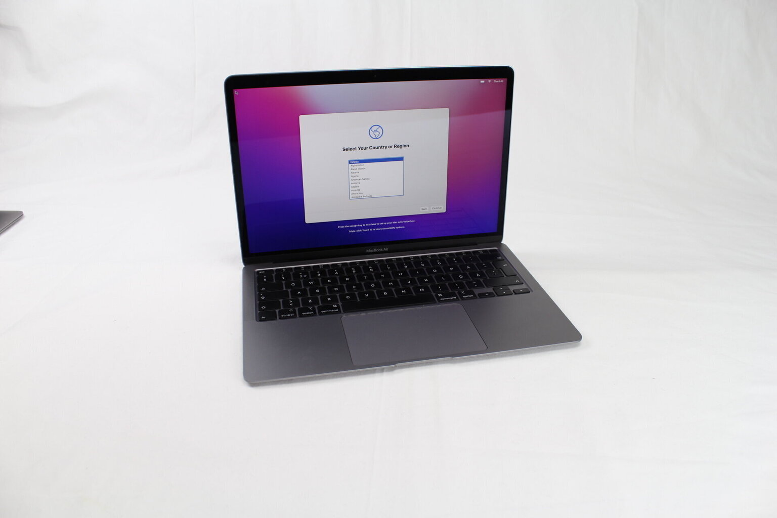 MacBook Air 2020 Retina 13" - Core i3 1.1GHz / 8GB / 256GB SSD / SWE / Space Gray (kasutatud, seisukord A) цена и информация | Sülearvutid | kaup24.ee