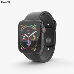 Apple Watch Series 4 44mm GPS + Cellular, Stainless Steel Space Black (kasutatud, seisukord A) hind ja info | Nutikellad (smartwatch) | kaup24.ee