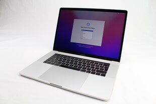 MacBook Pro 2017 Retina 15" 4xUSB-C - Core i7 2.9GHz / 16GB / 512GB SSD / INT / Silver (kasutatud, seisukord A) hind ja info | Sülearvutid | kaup24.ee