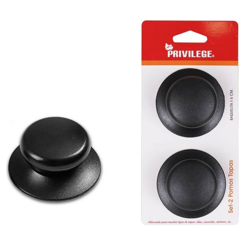 Nupp Privilege Tootlikkus Kaaned (2 pcs) (6 cm) цена и информация | Pannid | kaup24.ee