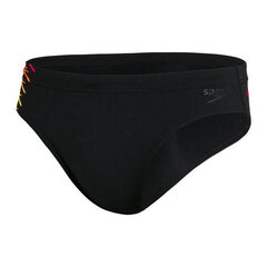 Ujumispüksid, meeste Speedo Tech Panel 7cm Brief AM Must S6427185 цена и информация | Плавки, плавательные шорты | kaup24.ee