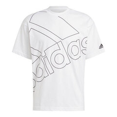 Lühikeste varrukatega T-särk, meeste Adidas Giant Logo Valge S6433829 hind ja info | Meeste spordiriided | kaup24.ee