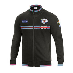 Dressipluus ilma kapuutsita, meeste Sparco MARTINI RACING Must Suurus XL S3721333 hind ja info | Meeste spordiriided | kaup24.ee