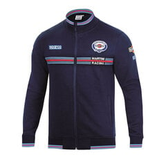 Dressipluus ilma kapuutsita, meeste Sparco MARTINI RACING Suurus M Meresinine S3721325 hind ja info | Meeste spordiriided | kaup24.ee