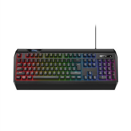 Klaviatuur Membraanne Noxo Origin Gaming RGB (EN/RU) цена и информация | Klaviatuurid | kaup24.ee