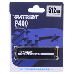 Patriot P400P512GM28H цена и информация | Внутренние жёсткие диски (HDD, SSD, Hybrid) | kaup24.ee