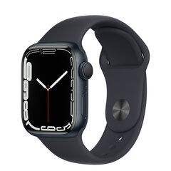 Apple Watch Series 7 41mm GPS, чёрный (подержанный, состояние A) цена и информация | Смарт-часы (smartwatch) | kaup24.ee