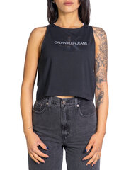 Футболка для женщин Calvin Klein Jeans, черная цена и информация | Женские футболки | kaup24.ee