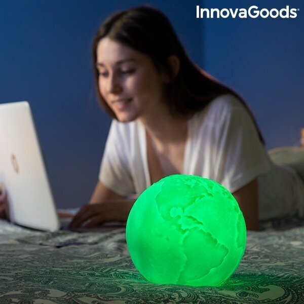 Laetav LED valgusti InnovaGoods Wordly hind ja info | Laualambid | kaup24.ee