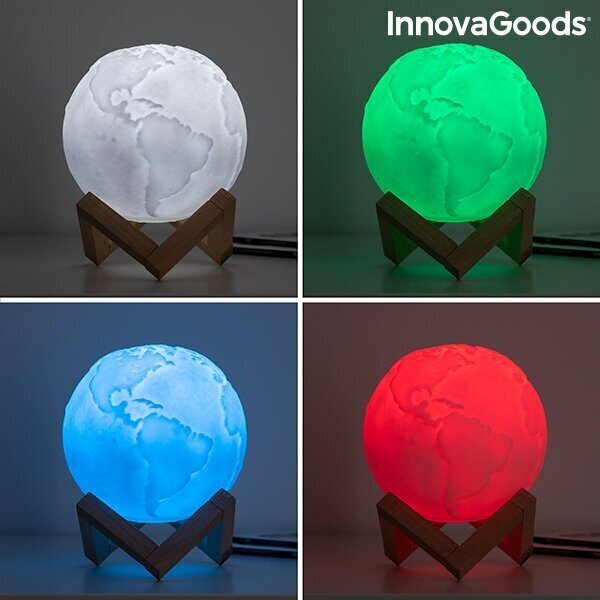 Laetav LED valgusti InnovaGoods Wordly цена и информация | Laualambid | kaup24.ee