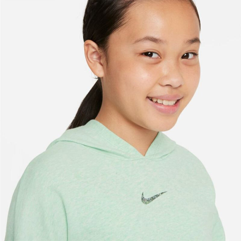 Tüdrukute dressipluus Nike Yoga Jr kapuutsiga DN4752379 hind ja info | Tüdrukute kampsunid, vestid ja jakid | kaup24.ee