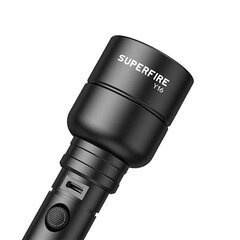 Superfire taskulamp Y16, 1700lm, USB-C hind ja info | Valgustid ja lambid | kaup24.ee