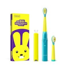 FairyWill Sonic toothbrush with head set FW-2001 (blue/yellow) kaina ir informacija | Электрические зубные щетки | kaup24.ee