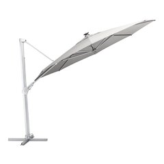 Уличный зонт Kettler Easy Swing LED 3.5 см, серый цена и информация | Зонты, маркизы, стойки | kaup24.ee