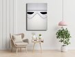 Nägu vastu! Star Wars Star Wars – Snow Trooper – lõuendimaal 20 x 30 cm hind ja info | Seinapildid | kaup24.ee