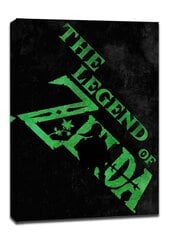 Tüpograafiašabloonid – Zelda legend – maalimine lõuendile 40 x 60 cm цена и информация | Картины, живопись | kaup24.ee