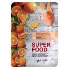 EYENLIP Super Food Тканевая маска с апельсином 10шт. цена и информация | Маски для лица, патчи для глаз | kaup24.ee