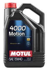 Õli Motul 4000 Motion 15W40 5ltr (100295) hind ja info | Mootoriõlid | kaup24.ee
